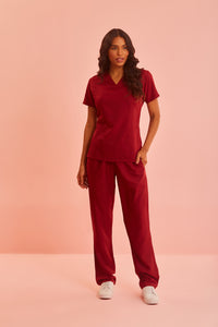 Scrub Feminino Jamile - Vinho