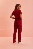 Scrub feminino Jamile cor vinho - foto 5