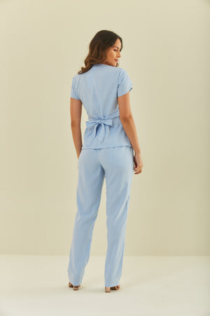 Scrub Feminino Júlia - Azul Claro