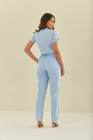 Scrub Feminino Júlia - Azul Claro