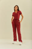 Scrub feminino Julia cor vinho - foto 2