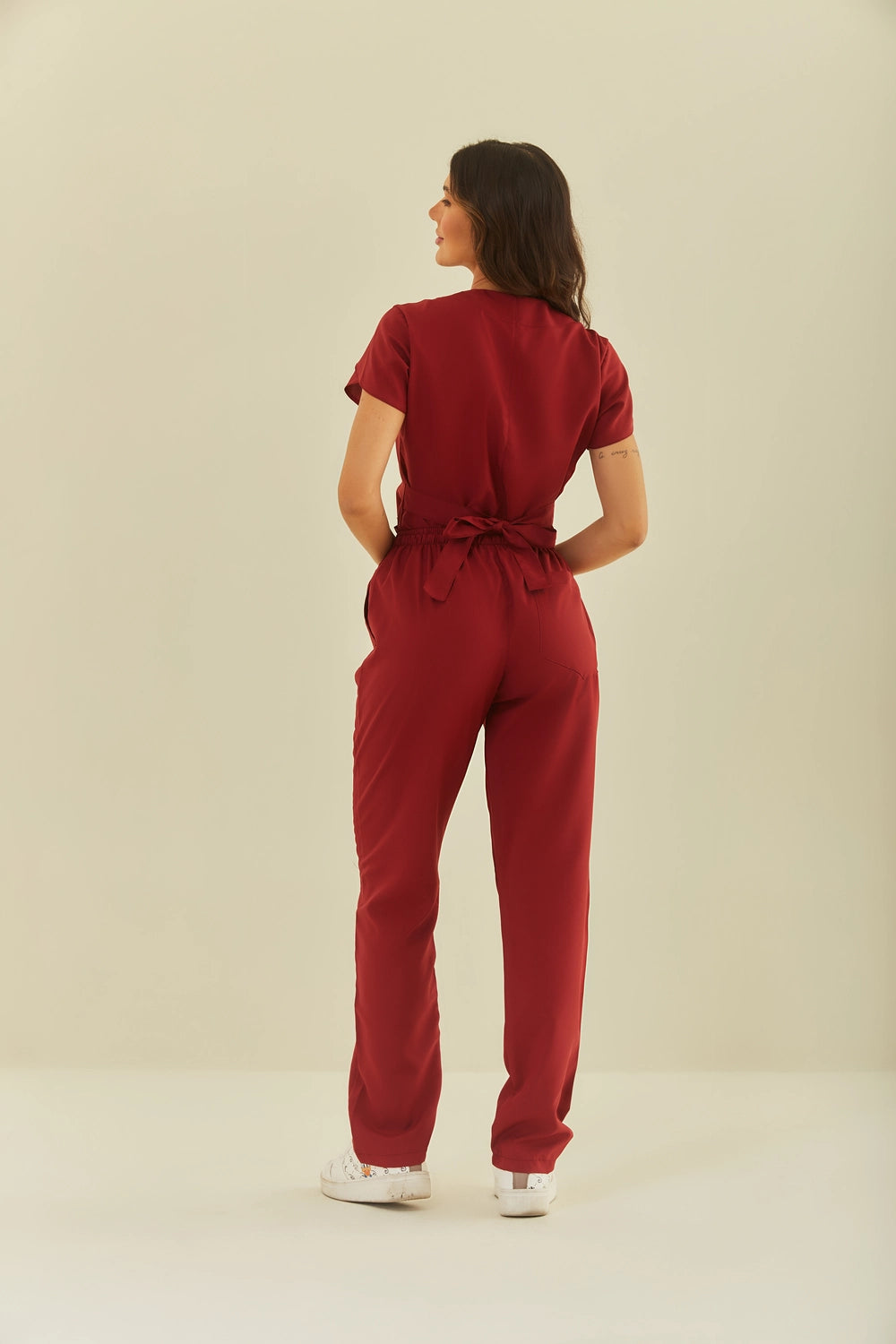 Scrub feminino Julia cor vinho - foto 5