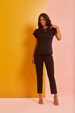 Scrub feminino Socorro cor preto - foto 1