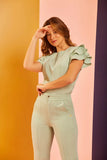 Scrub feminino Socorro cor verde sálvia - foto 6