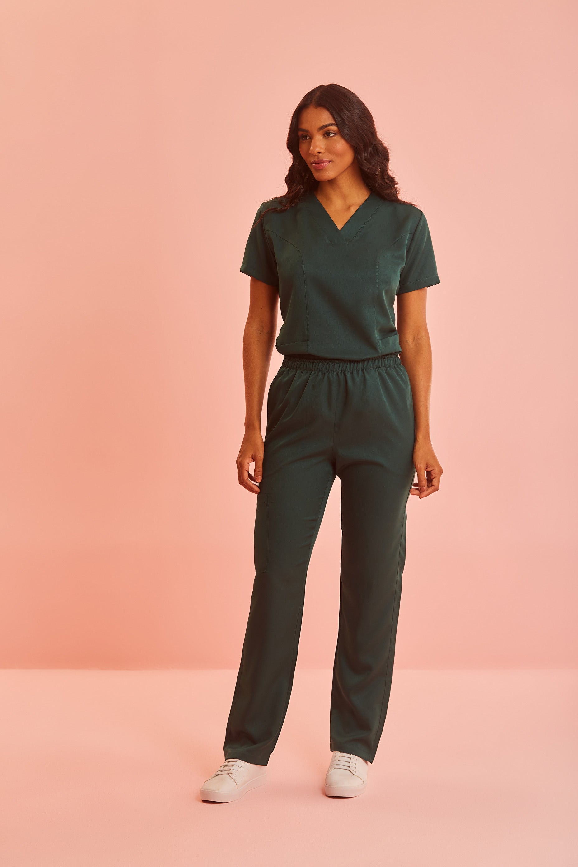 Scrub feminino Jamile cor verde escuro - foto 4
