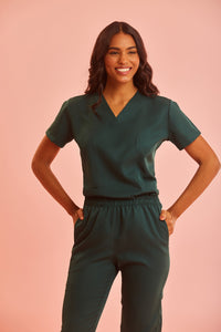 Scrub Feminino Jamile - Verde Escuro