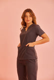 Scrub feminino Jamile cor grafite - foto 3