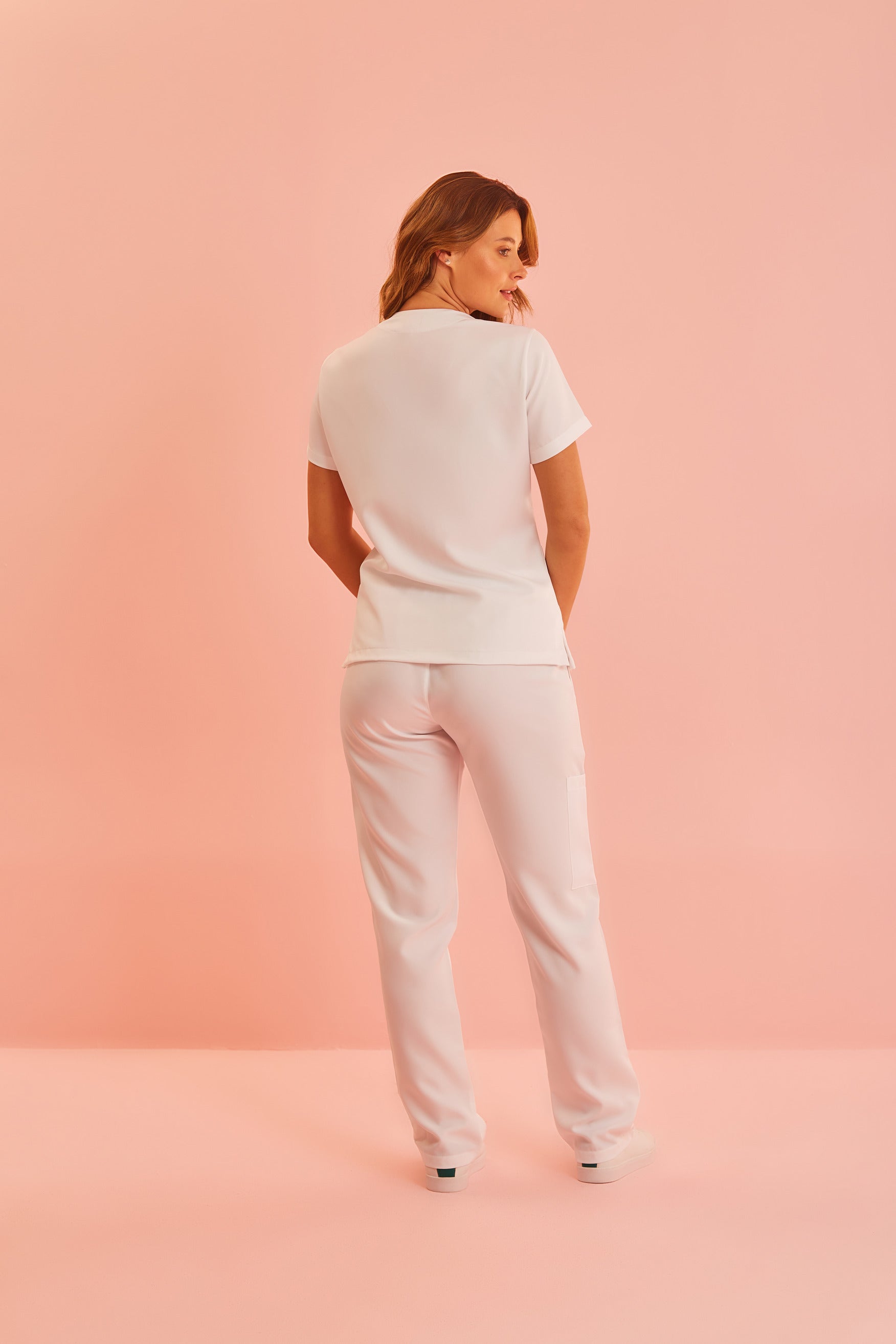 Scrub feminino Jamile cor branco - foto 3