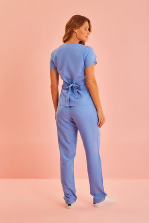 Scrub Feminino Julia - Azul Farda