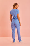 Scrub feminino Julia cor azul farda - foto 5
