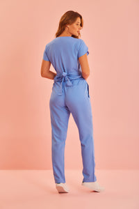 Scrub Feminino Júlia - Azul Farda