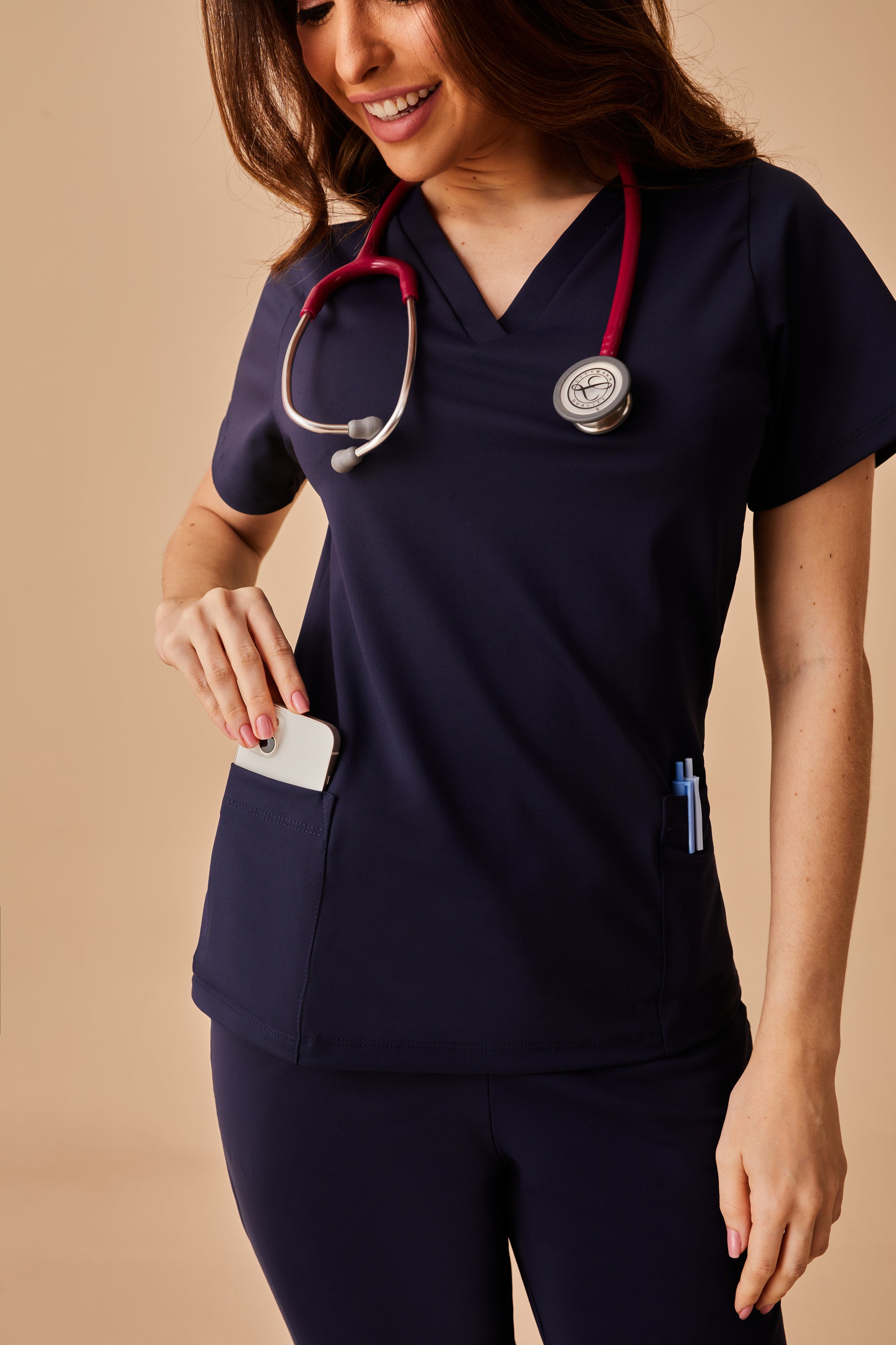 Scrub feminino Anny cor marinho - foto 3