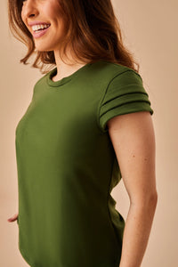 Scrub Feminino Cecília - Verde Militar