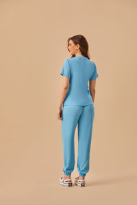 Scrub Feminino Isabel - Azul Farda