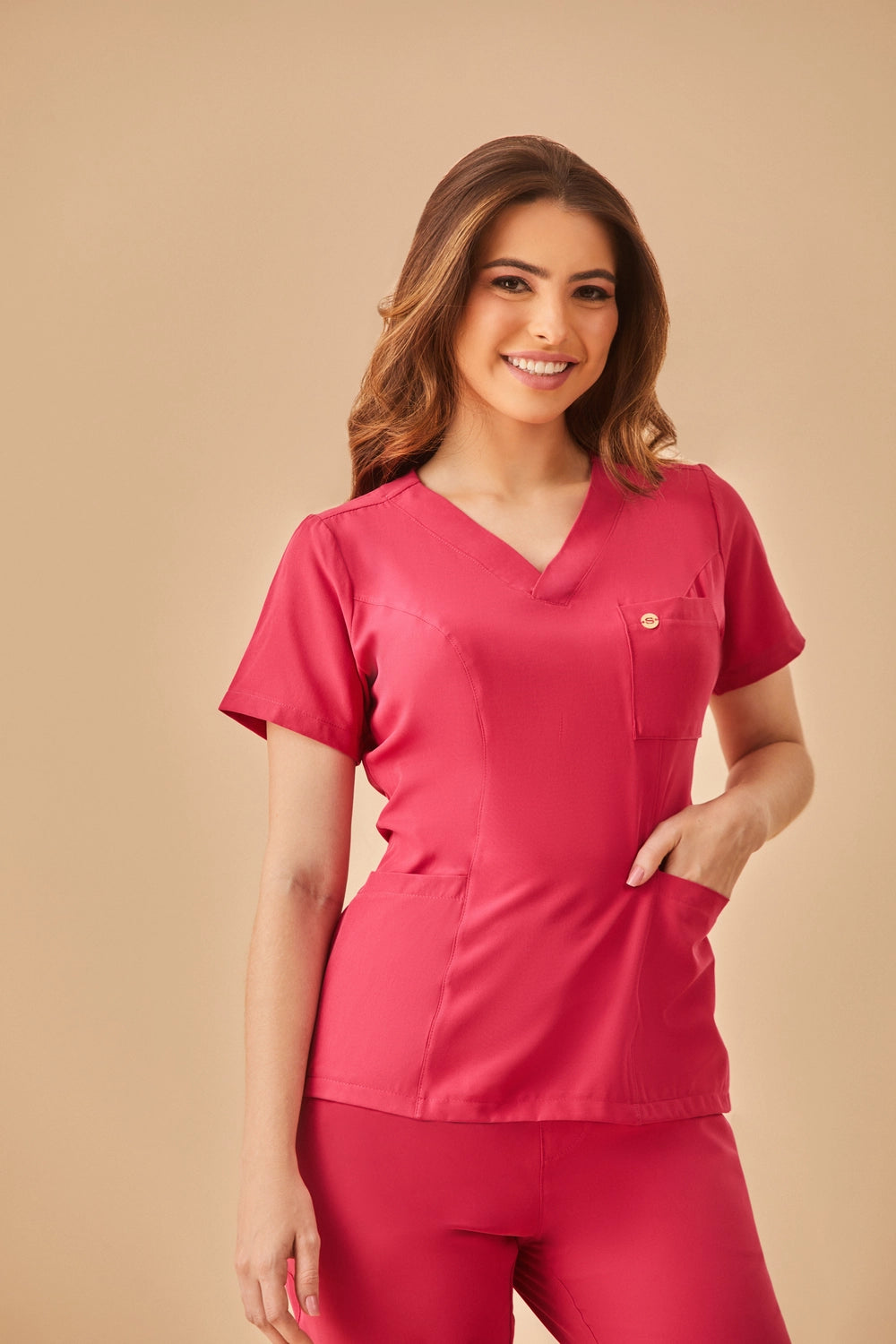 Scrub feminino Clara cor pink - foto 2