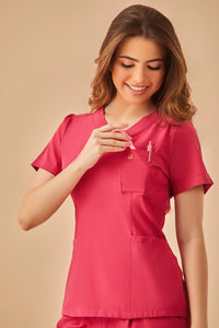 Scrub Feminino Clara - Pink