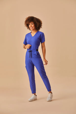Scrub Feminino Vic - Azul Royal