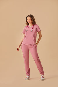 Scrub Feminino Eloa - Rose