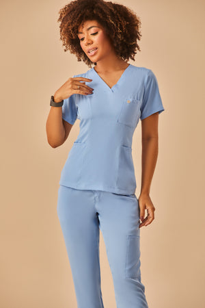 Scrub Feminino Clara - Azul Candy