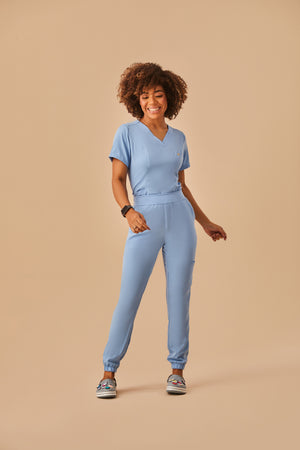 Scrub Feminino Clara - Azul Candy