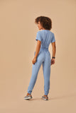 Scrub feminino Clara cor azul candy - foto 6