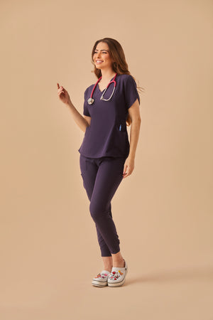 Scrub Feminino Vic - Marinho