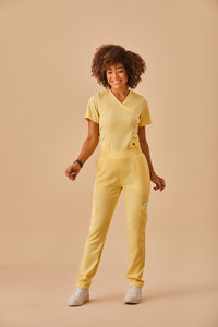 Scrub Feminino Eloa - Amarelo