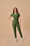 Scrub feminino Fabiana cor verde militar - foto 4