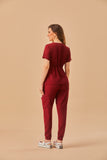 Scrub feminino Clara cor vinho - foto 4