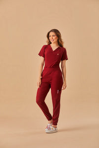 Scrub Feminino Clara - Vinho