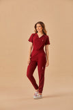 Scrub feminino Clara cor vinho - foto 6