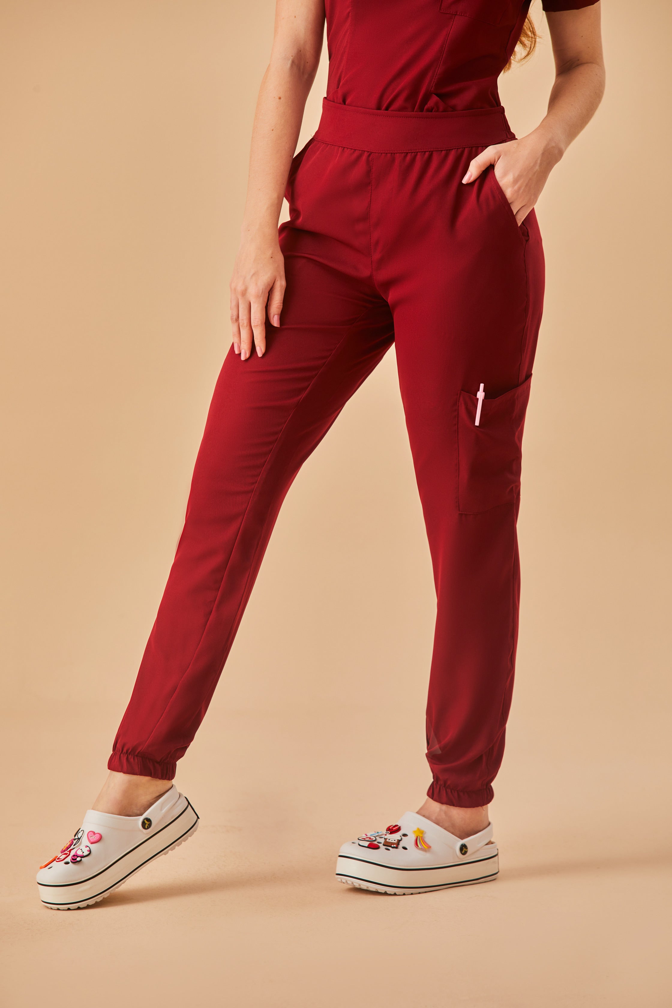 Scrub feminino Clara cor vinho - foto 8