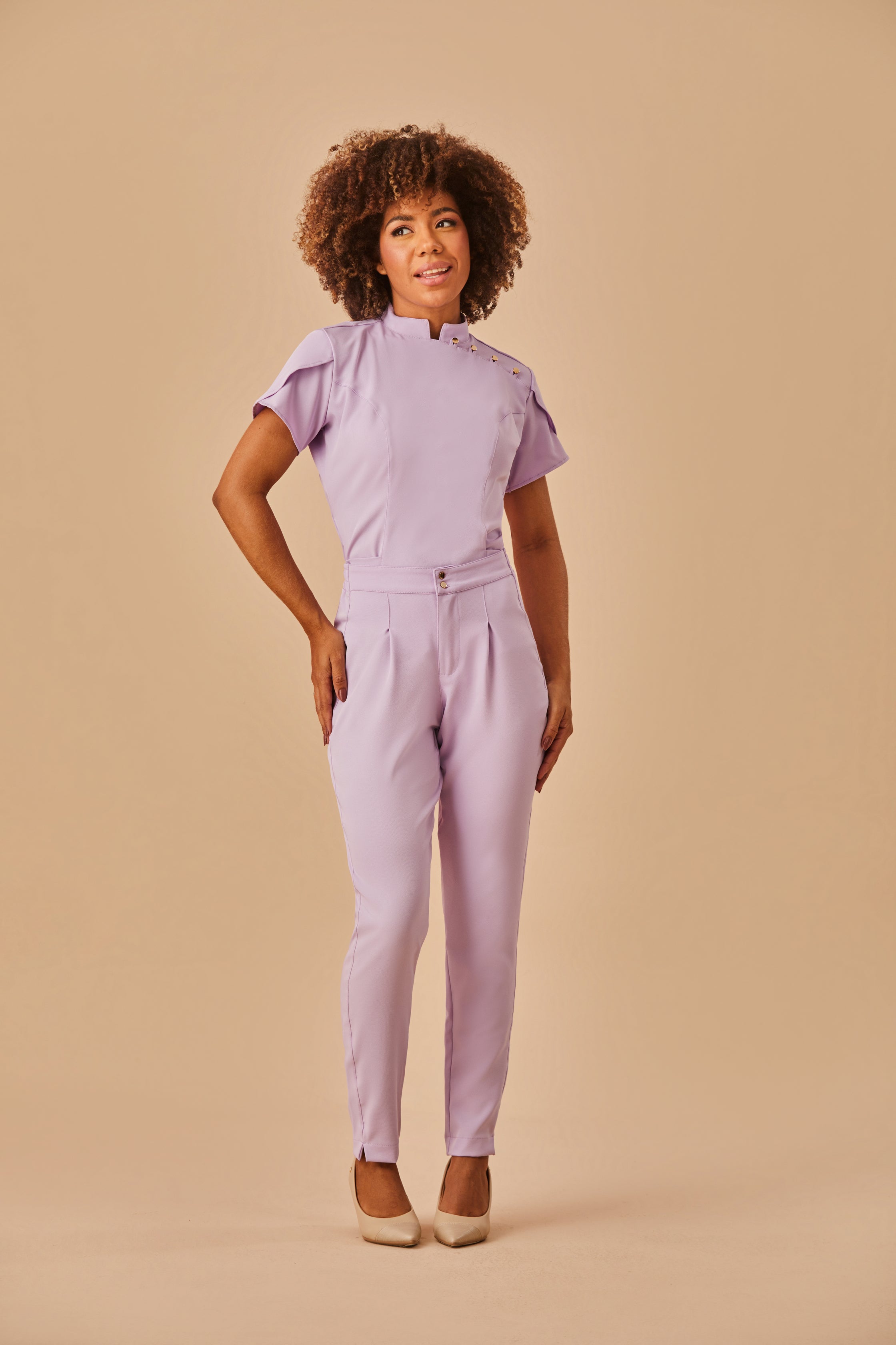 Scrub feminino Deise cor lavanda - foto 3