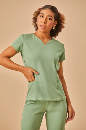 Scrub Feminino Maria - Verde Sálvia