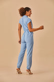 Macacão feminino Nayara cor celeste - foto 4