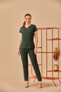 Scrub Feminino Maria - Verde Escuro