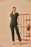 Scrub feminino Maria cor verde escuro - foto 1