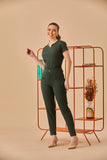 Scrub feminino Maria cor verde escuro - foto 3