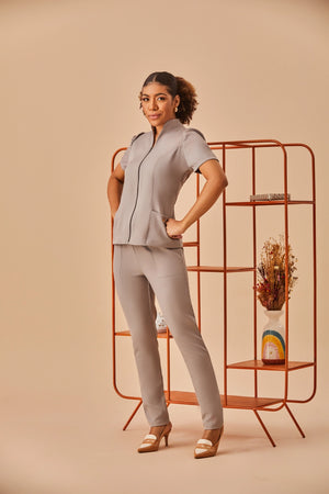 Scrub Feminino Amanda - Cinza