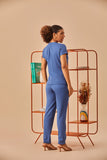 Scrub feminino Maria cor azul índigo - foto 5