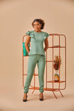 Scrub feminino Claudia cor verde sálvia - foto 1