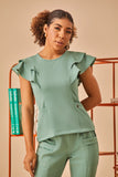 Scrub feminino Claudia cor verde sálvia - foto 4