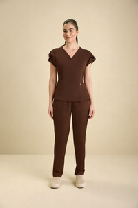 Scrub Feminino Julia Premium - Chocolate