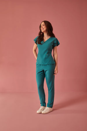 Scrub Feminino Julia Premium - Petróleo