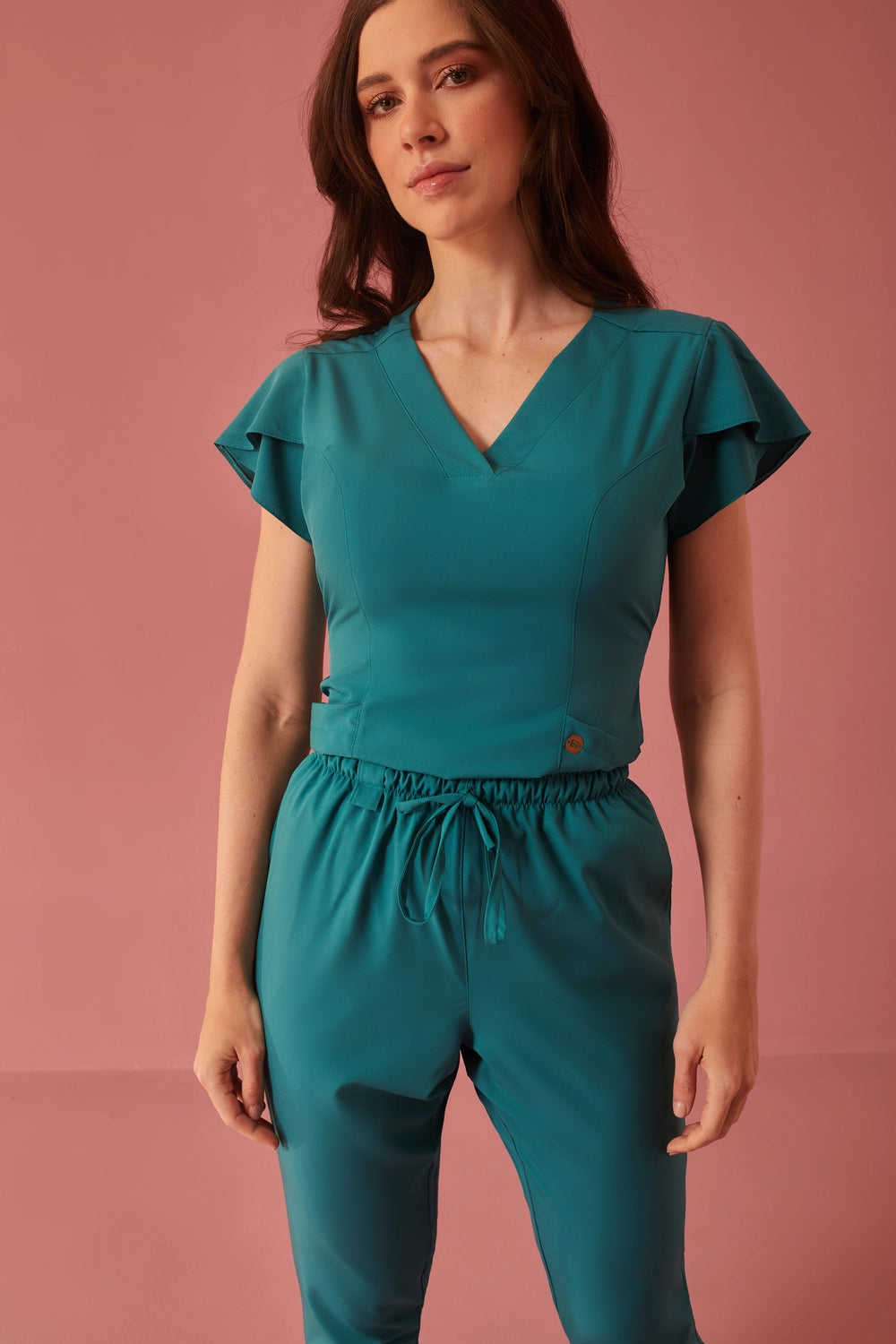 Scrub feminino Julia Premium cor petróleo - foto 8