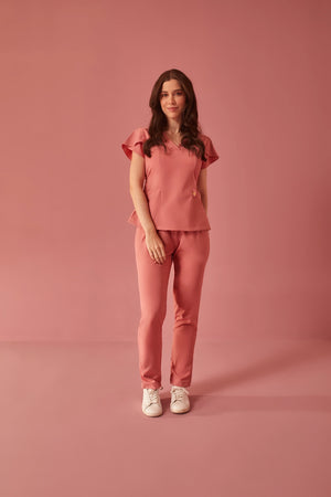 Scrub Feminino Julia Premium - Rose