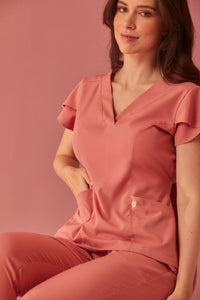 Scrub Feminino Julia Premium - Rose