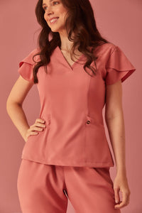 Scrub Feminino Julia Premium - Rose