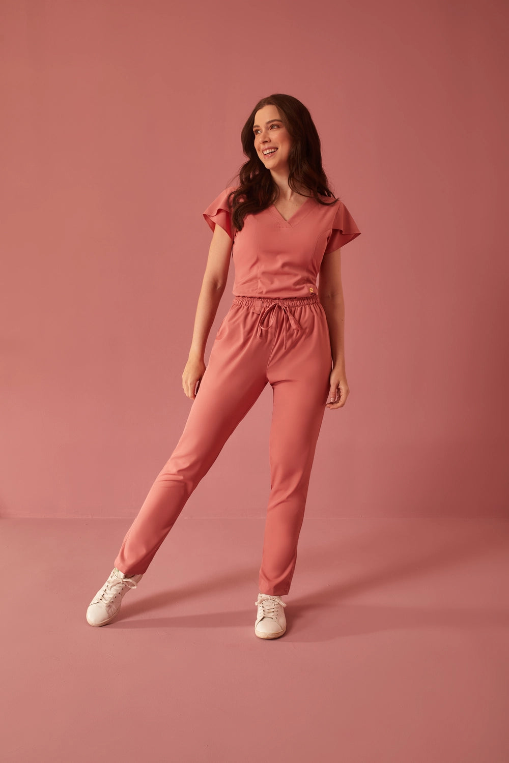 Scrub feminino Julia Premium cor rose - foto 5