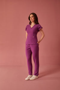 Scrub Feminino Julia Premium - Uva